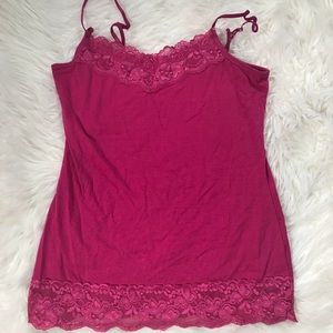 Hot pink cami
